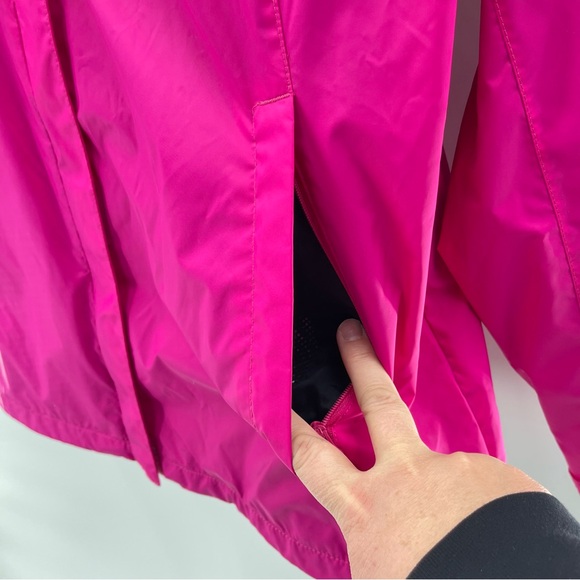 Columbia Omni Tech Waterproof Hooded Hiking Outdoor Hot Pink Jacket Size Large - Picture 5 of 10